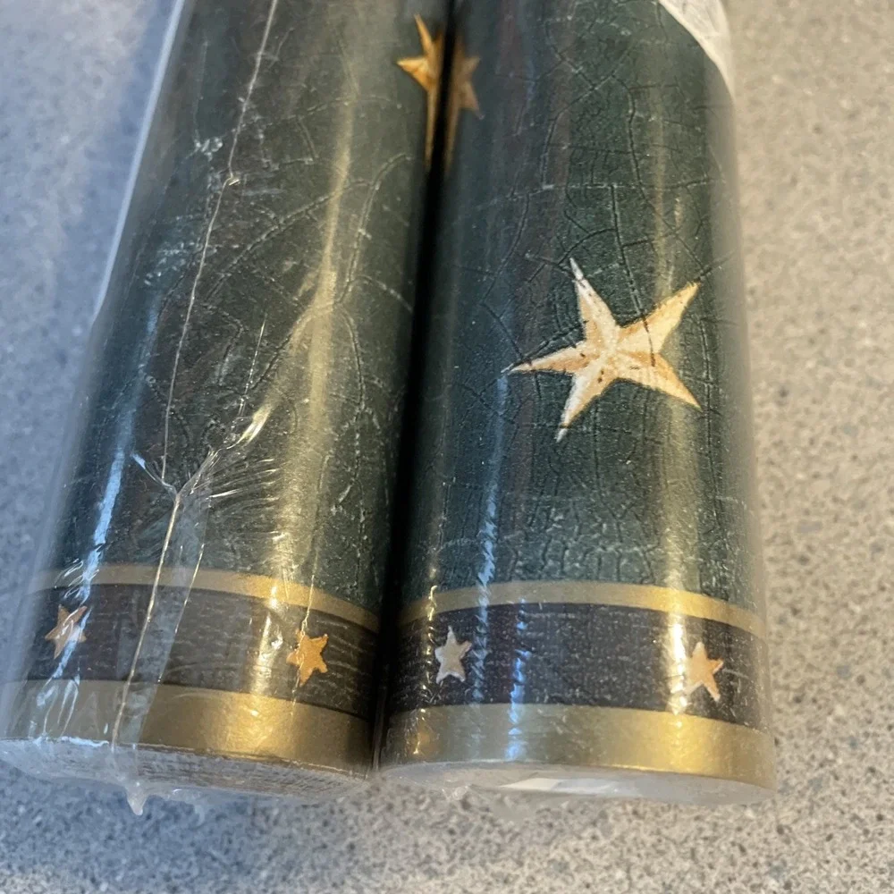 Vintage Imperial Wall Border Celestial Moon Stars Whimsigoth 5 Yards 2 Rolls New